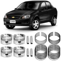 Kit Pistão Anel Std Celta Classic Corsa 2002 A 2015 Gasolina