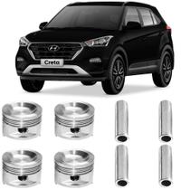 Kit Pistão Anel STD Creta 1.6 16V Gamma 17 a 24 Metal Leve