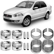 Kit Pistão Anel STD Fiat Siena 1.0 2005 a 2011 Flex Metal Leve Kit Pistão Anel STD Fiat Siena 1.0 2005 a 2011 Flex Metal Leve