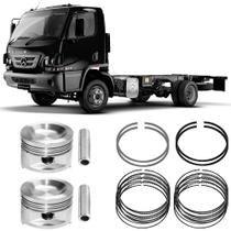Kit Pistão Anel STD Mercedes Benz Accelo Atego 2012 a 2022 Metal Leve PA9787