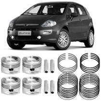 Kit Pistão Anel Std Punto Siena Strada 1.4 8v Metal Leve