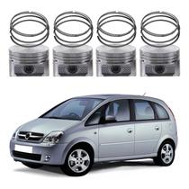 Kit Pistao E Aneis 050 Meriva 1.8 Flex 2003 A 2008