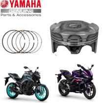 Kit Pistão Mt03 R3 + Jogo De Anéis Std 2016 Até 2024