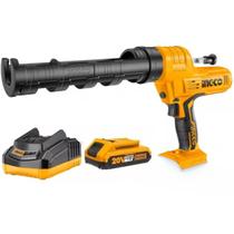 Kit Pistola Aplicadora Silicone Profissional Ingco A Bateria