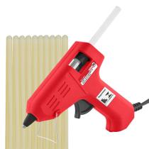 Kit pistola de cola quente pcn0015 + cola silicone Kit pistola de cola quente pcn0015 + cola silicone