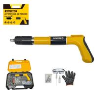 Kit Pistola De Pino Fixação 4 Níveis Ajustável Drywal Gesso Com Maleta - BOMVINK Kit Pistola De Pino Fixação 4 Níveis Ajustável Drywal Gesso Com Maleta - BOMVINK