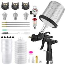 Kit Pistola de Pintura a Ar BENTOHKLE R500 LVLP com Pulverizador de Bomba Kit Pistola de Pintura a Ar BENTOHKLE R500 LVLP com Pulverizador de Bomba