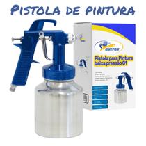 Kit Pistola De Pintura Automotiva Profissional Baixa Pressão