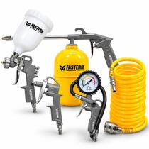 Kit Pistola de Pintura por Gravidade Para Compressor 5 Peças Multifuncional FST033 - FASTERR
