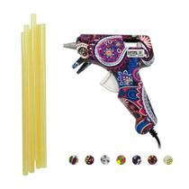 Kit Pistola Estampada + Cola Quente Fina