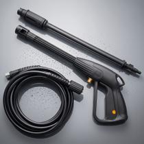 Kit Pistola Gatilho Lança Tubeira Bico Leque Mangueira Nylon 3m Dobb para Lavadora Lavor Bricotech Pressure Kit Pistola Gatilho Lança Tubeira Bico Leque Mangueira Nylon 3m Dobb para Lavadora Lavor Bricotech Pressure