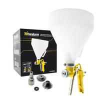 Kit Pistola Projetora de Textura 4 a 8mm c/ 4 Bicos 05800 Titanium