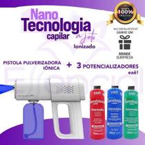 Kit Pistola Pulverizadora + 3 Nanotecnologia Capilar Eaê