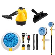 Kit Pistola Vaporizadora Higienizadora + Escova Rotativa Automática para Limpeza Kit Pistola Vaporizadora Higienizadora + Escova Rotativa Automática para Limpeza