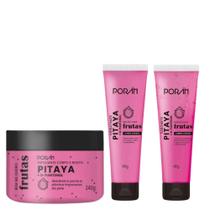 Kit Pitaya Porán Com Esfoliante + Hidratante + Sabonete