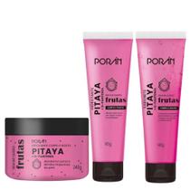 Kit Pitaya Porán Com Esfoliante + Hidratante + Sabonete