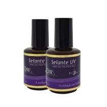 Kit Piubella 2 Selante Uv Finalizador Unhas Artificiais 15Ml Kit Piubella 2 Selante Uv Finalizador Unhas Artificiais 15Ml