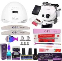 Kit Piubella Fibra Cabine Sun Bvlt Lixadeira Bvol Gel 28G