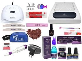 Kit Piubella Gel Fibra Cabine 120W Beltec Lb50 Sugador 80W