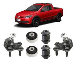 Kit Pivô + Bucha Suspensão Dianteira Saveiro 2011 2012 2013 Kit Pivô + Bucha Suspensão Dianteira Saveiro 2011 2012 2013