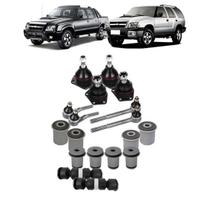 Kit Pivô S10 Blazer 1995 1996 Terminal Direção Bucha Bieleta