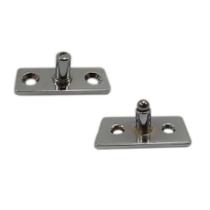 Kit pivô superior + pivô inferior para porta pivotante de vidro temperado blindex - Cromado