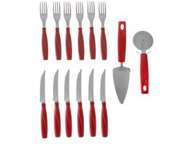 Kit Pizza Brinox Inox 6099/450 14 Peças