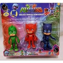 Kit PJ Masks: bonecos Trio de Heróis