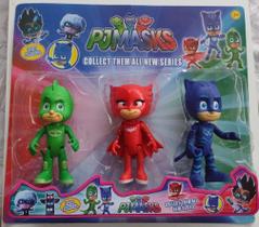 "Kit PJ Masks: Trio de Heróis para Aventuras Infinitas!"
