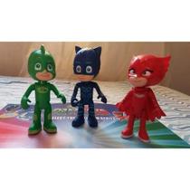 KIT Pjmasks Com 3 Personagens Articulados (4751)