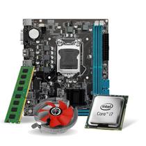 Kit Pl Mãe H110 + Proc. I7 7700 + Mem. 16gb Ddr4 + Cooler