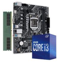 Kit Pl Mae H510 + Proc. I3 10100 + Mem 8Gb Ddr4 + Cooler