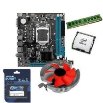 Kit Pl Mãe H61 + Proc I5 2400 + Memoria 8 Gb Ddr3 + Cooler + - Powerpc