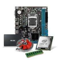 Kit Pl Mãe H61 + Proc I7 3770S + Memoria 8 Gb Ddr3 + Cooler