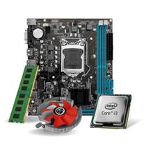 Kit Pl Mãe H61 + Processador I3 2100 + Memoria 16 Gb Ddr3 + Cooler