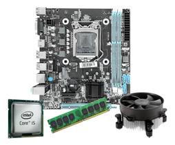 Kit Pl Mãe H61 Processador I5 2400 Memoria 8 Gb Ddr3 Powerp Preto Kit Pl Mãe H61 Processador I5 2400 Memoria 8 Gb Ddr3 Powerp Preto