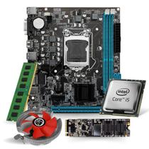 Kit Pl Mãe H81 + Proc I5 4570 + Memoria 16 Gb Ddr3 + Cooler+ M2 512