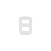 Kit Placa 4x2 2 Módulos Sep. Lev + 1 Interruptor + 1 Tomada