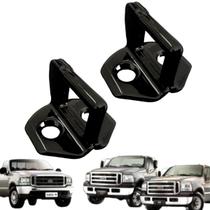 Kit Placa Batente Trinco Porta Ford F-250, F-350, F-12000, F-14000, F-16000 e Ranger