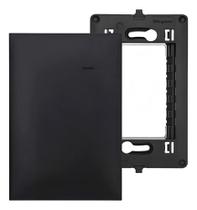 KIT PLACA CEGA 4X2 PRETA + SUPORTE 4x2 PIAL PLUS+ KIT PLACA CEGA 4X2 PRETA + SUPORTE 4x2 PIAL PLUS+