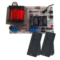 Kit Placa Central Motor Portão X1 Ipec + 2 Controle