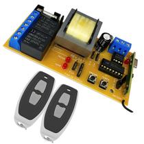Kit Placa Central NB52 para Motor Portão Automático com 2 Controles 433Mhz para Casa e Condominio Kit Placa Central NB52 para Motor Portão Automático com 2 Controles 433Mhz para Casa e Condominio