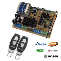 Kit Placa Central nb76 para Motor Portão Automático com 2 Controles 433mhz para Casa e Condominio