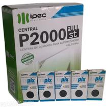 Kit Placa Central Universal Motor Portão P2000 + 5 Controle Remoto