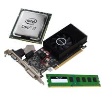 Kit Placa de Video + Processador + Memoria - Gt730 I7-3770 3 Geração 16gb Ram