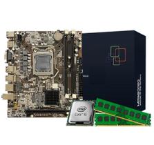 Kit Placa H55 + Processador Intel Core i3 + Memória 4GB DDR3 - BRX