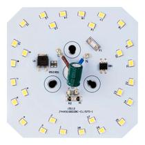 Kit Placa LED Quadrado 4,5cm 10W Luz Branca 127V Bronzearte