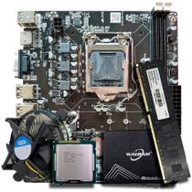 Kit Placa Mãe, Core I3-2120 , Cooler, 4Gb Ddr3, Ssd 120Gb