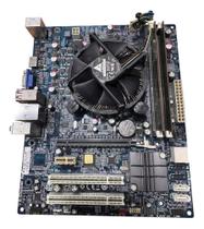 Kit Placa Mãe Ecs H61h2-m3 Lga 1155 Pentium G840 + 4gb Ram Azul