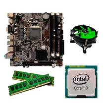 Kit Placa Mãe H55 1156 + Intel Core I3-540 + 4GB Ram c/ HDMI - OEM